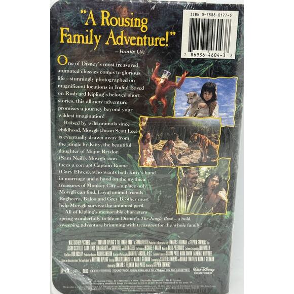The Jungle Book Animated 1994 Movie Walt Disney Home Video VHS 1994 Family New - Picture 6 of 11